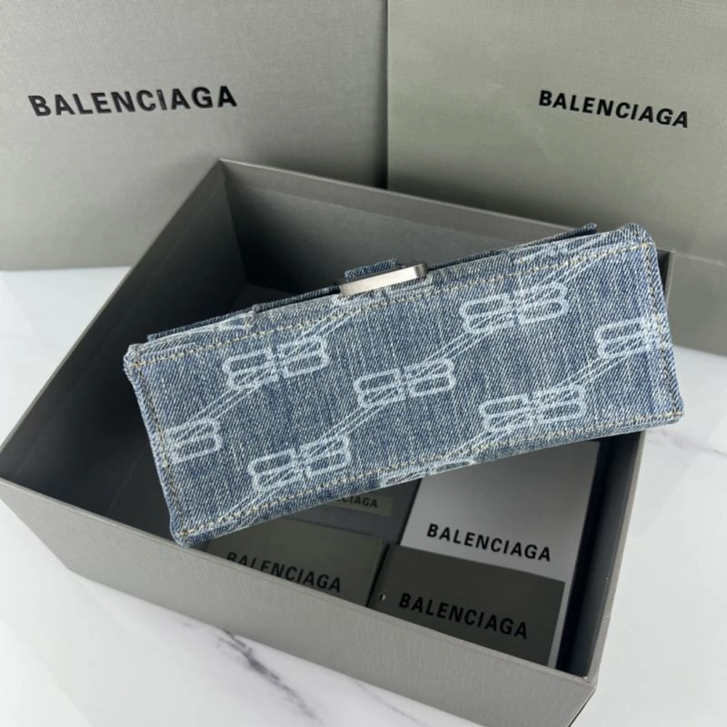 Balenciaga Small Denim Hourglass Bag -  Arc Design MoistureWicking 78681