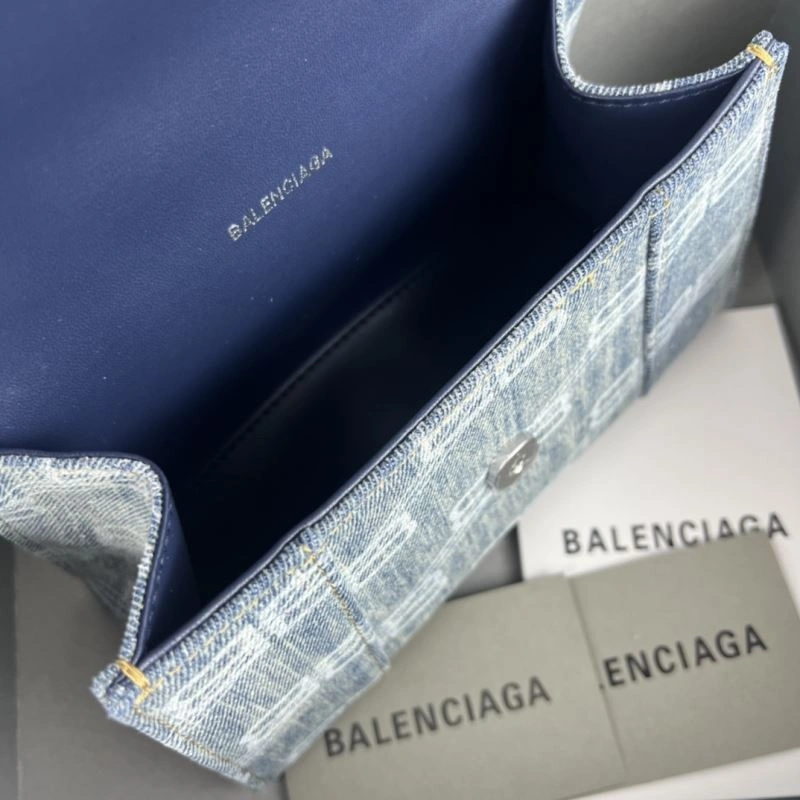 Balenciaga Small Denim Hourglass Bag -  Arc Design MoistureWicking 78681