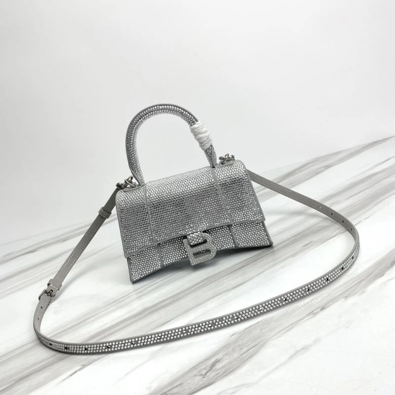 FlexibleFit Balenciaga Small Hourglass Bag - Curved Cowhide Design 78741