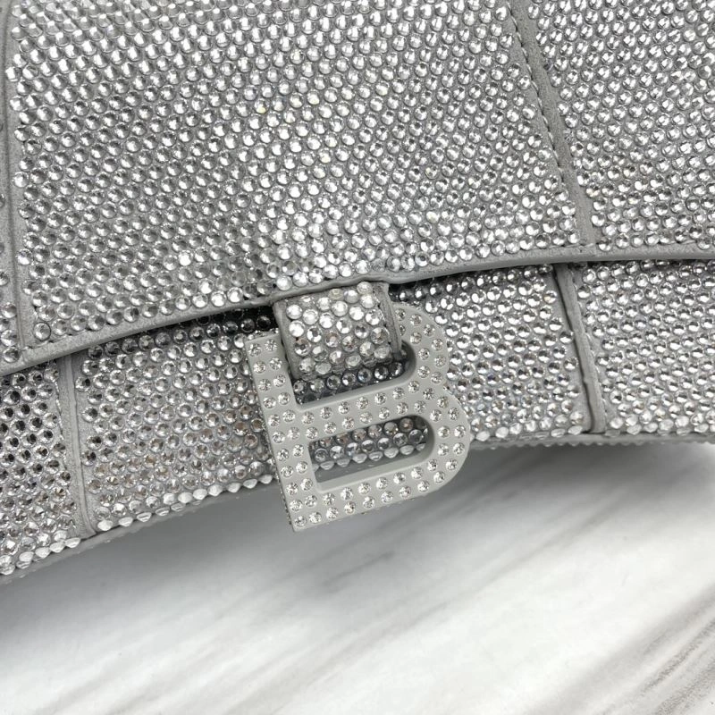 FlexibleFit Balenciaga Small Hourglass Bag - Curved Cowhide Design 78741