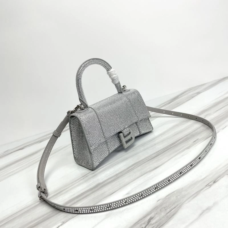 FlexibleFit Balenciaga Small Hourglass Bag - Curved Cowhide Design 78741