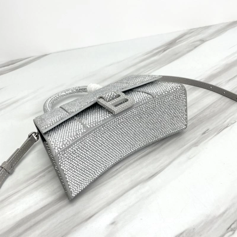 FlexibleFit Balenciaga Small Hourglass Bag - Curved Cowhide Design 78741