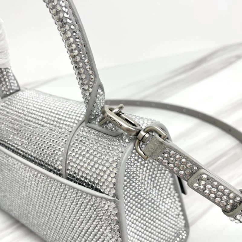 FlexibleFit Balenciaga Small Hourglass Bag - Curved Cowhide Design 78741
