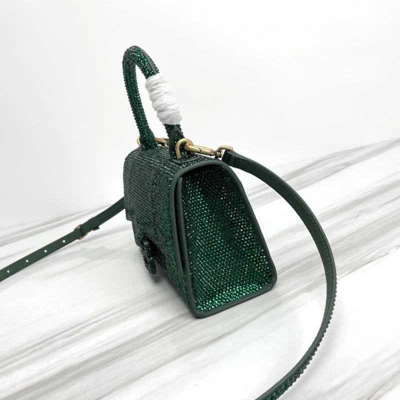 Balenciaga Small Hourglass Bag - Iconic Curved Design in Cowhide Comfortable 78734