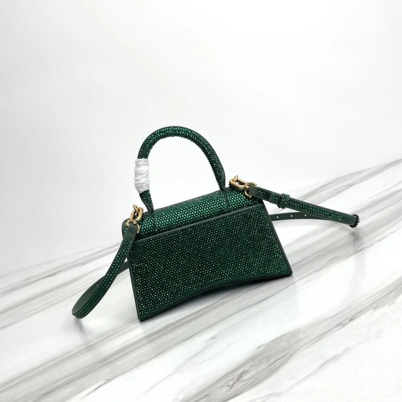 Balenciaga Small Hourglass Bag - Iconic Curved Design in Cowhide Comfortable 78734