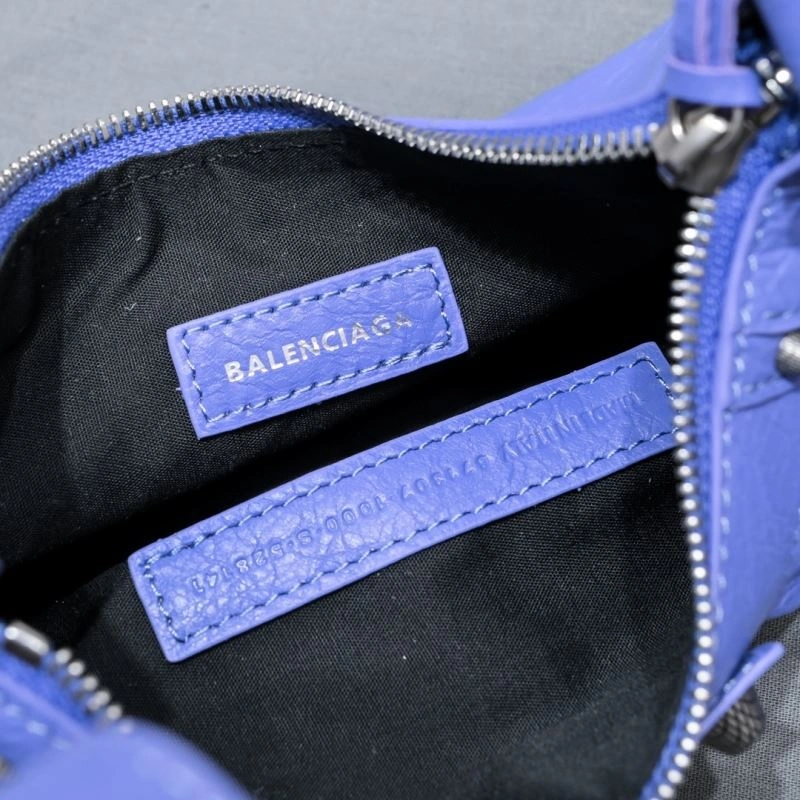 Balenciaga Small Purple Crescent Bag - 26cm Resilient 72742