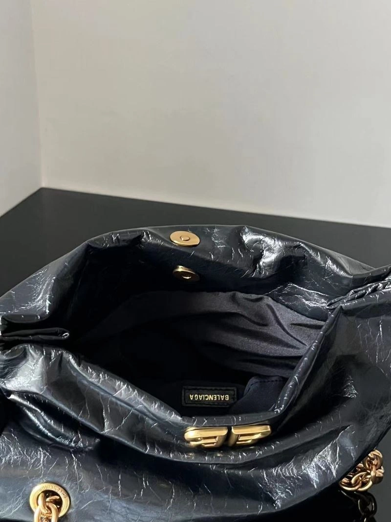 Balenciaga  Monaco Black Gold Oil Wax Bag Collection GoAnywhere 69941