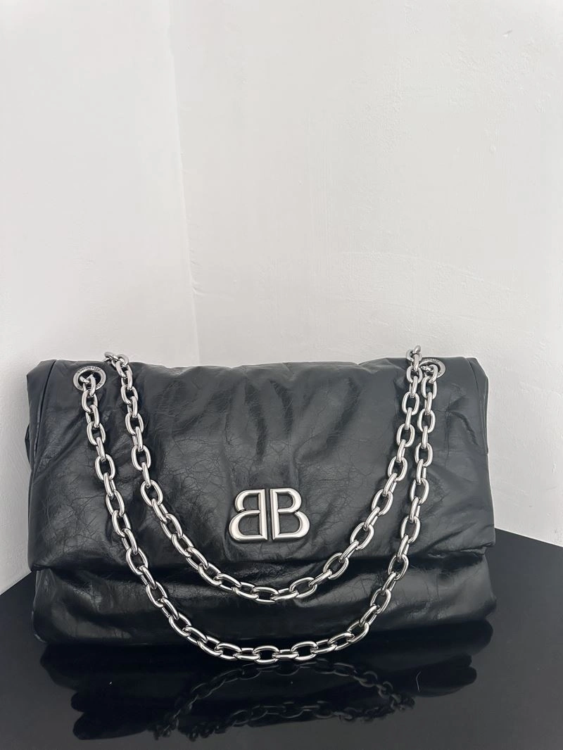 ZeroBulk Balenciaga  Monaco K Silver Large Calfskin Bag 69954
