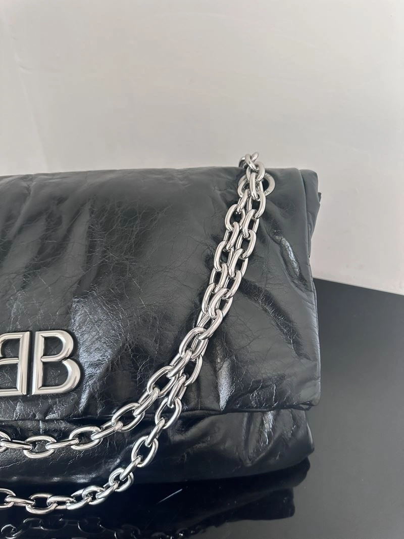 ZeroBulk Balenciaga  Monaco K Silver Large Calfskin Bag 69954