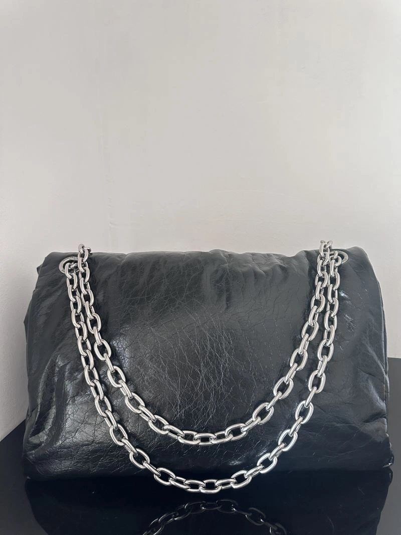 ZeroBulk Balenciaga  Monaco K Silver Large Calfskin Bag 69954