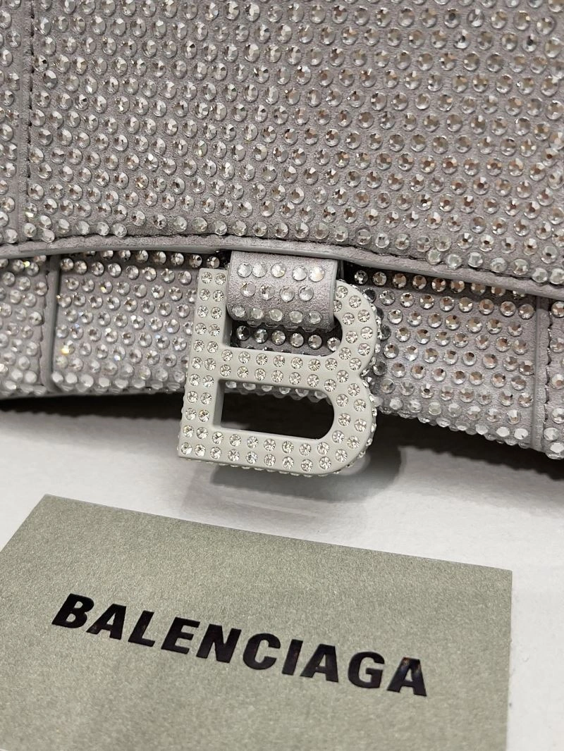 Balenciaga Sparkling Diamond-Encrusted Hourglass Handbag Original 66946