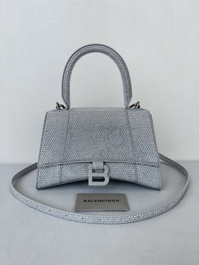 Balenciaga Sparkling Diamond Hourglass Bag - Shimmering Elegance AllSeason 66956