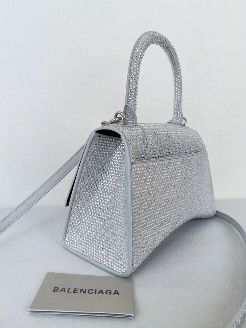 Balenciaga Sparkling Diamond Hourglass Bag - Shimmering Elegance AllSeason 66956