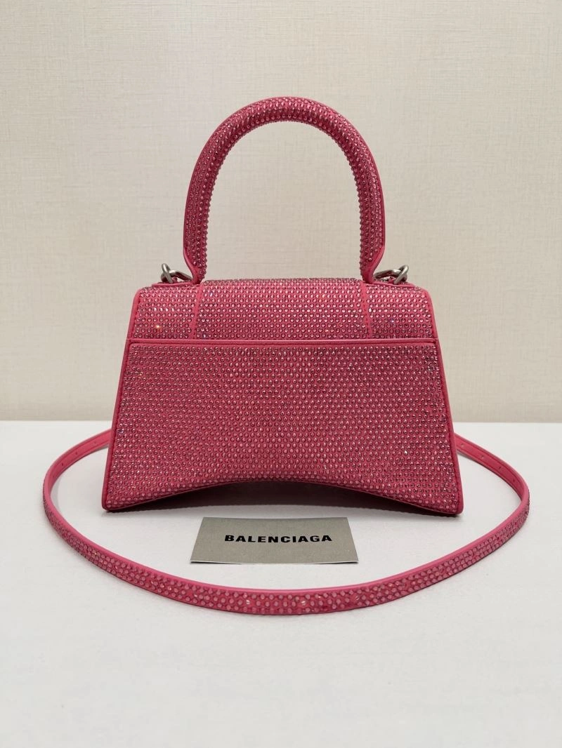 Balenciaga Sparkling Diamond Hourglass Handbag - Ultimate Elegance SmoothTexture 66951