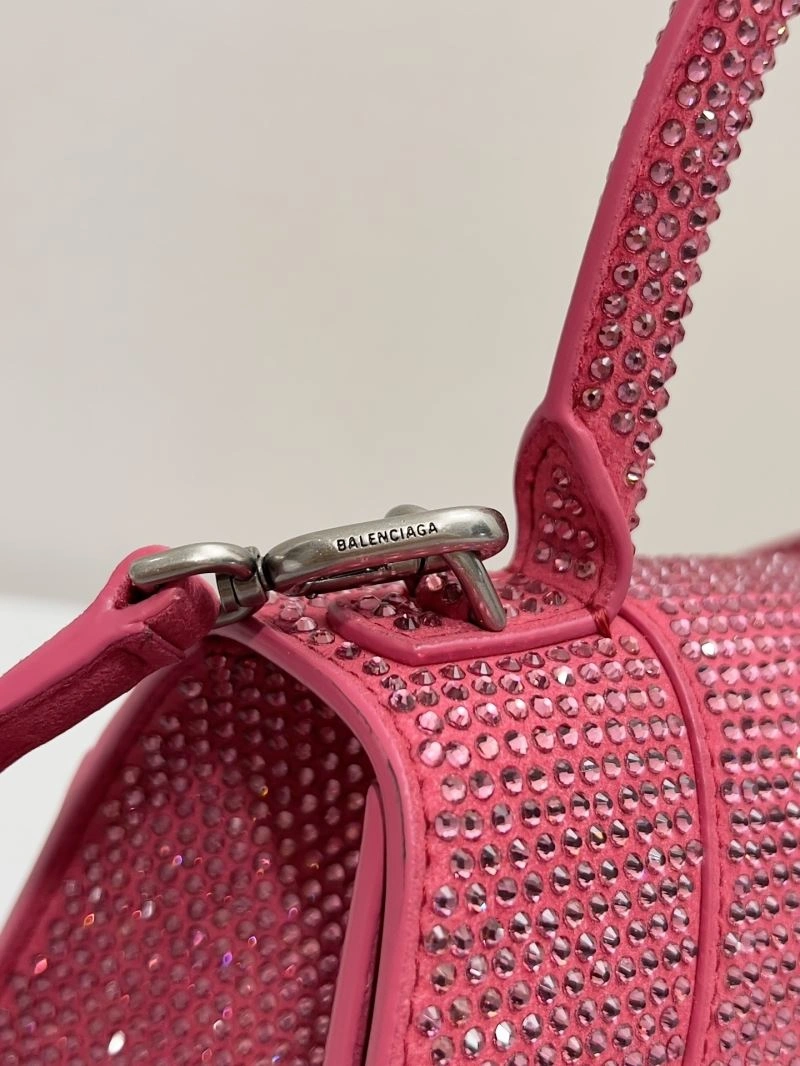 Balenciaga Sparkling Diamond Hourglass Handbag - Ultimate Elegance SmoothTexture 66951