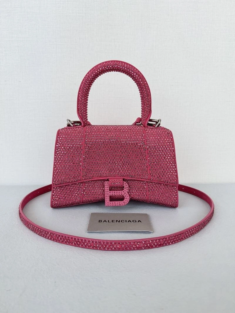 Comfortable Balenciaga Sparkling Hourglass Diamond Bag - Ultimate Glamour Accessory 66970