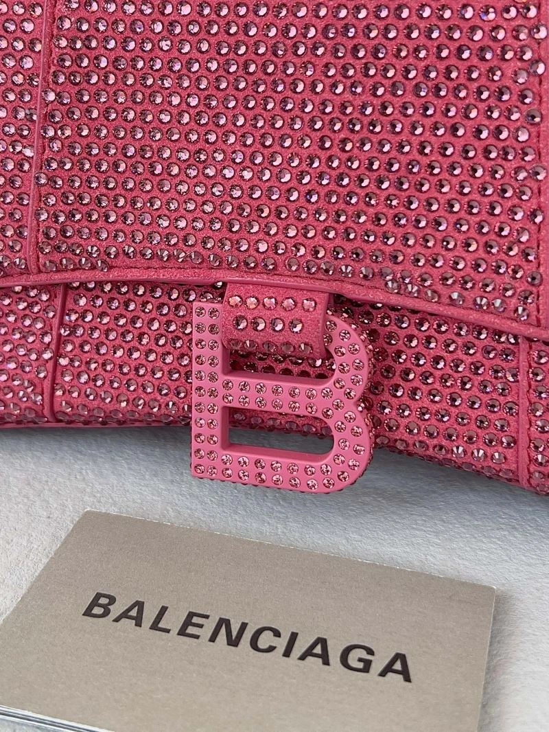 Comfortable Balenciaga Sparkling Hourglass Diamond Bag - Ultimate Glamour Accessory 66970