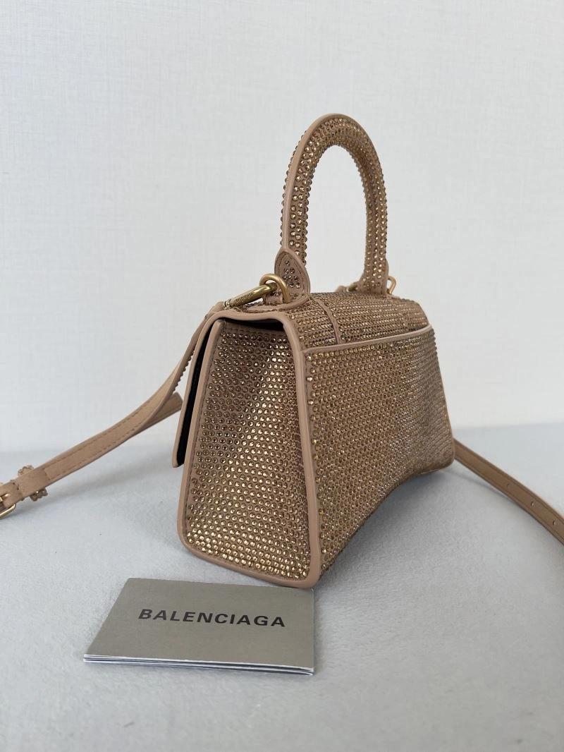 Affordable Balenciaga Sparkling Hourglass Diamond Clutch - Dazzling Elegance 66936