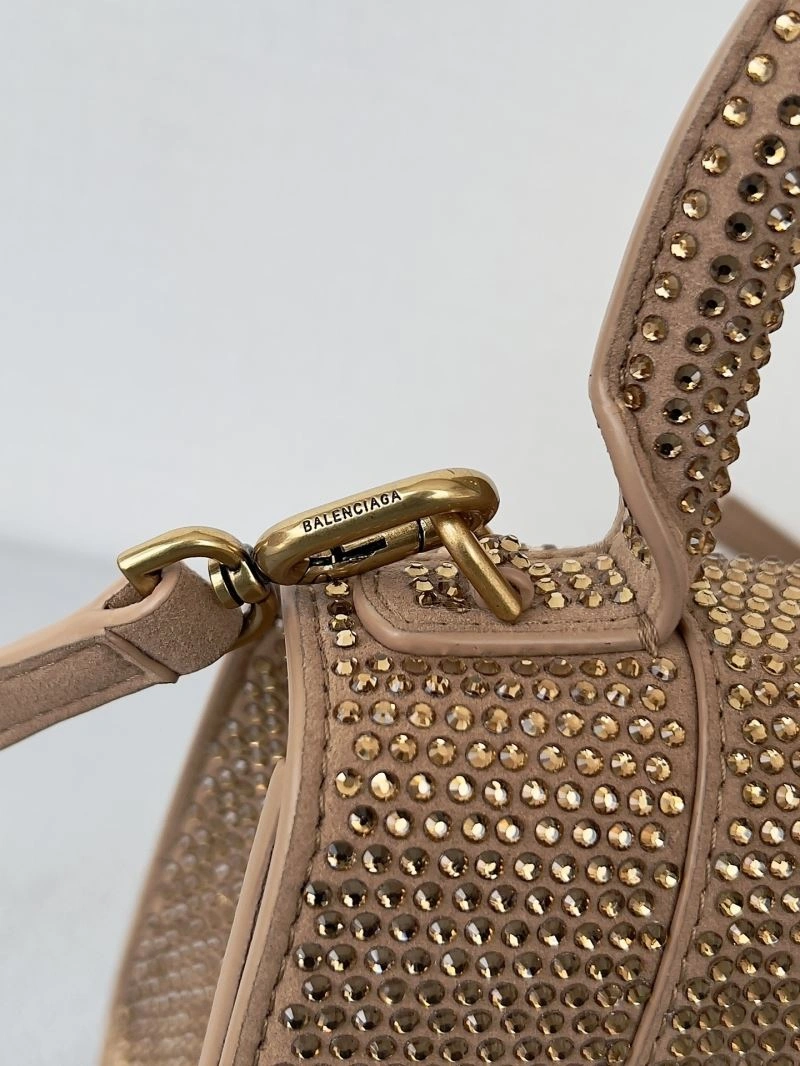 Affordable Balenciaga Sparkling Hourglass Diamond Clutch - Dazzling Elegance 66936