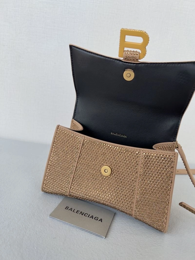 Affordable Balenciaga Sparkling Hourglass Diamond Clutch - Dazzling Elegance 66936
