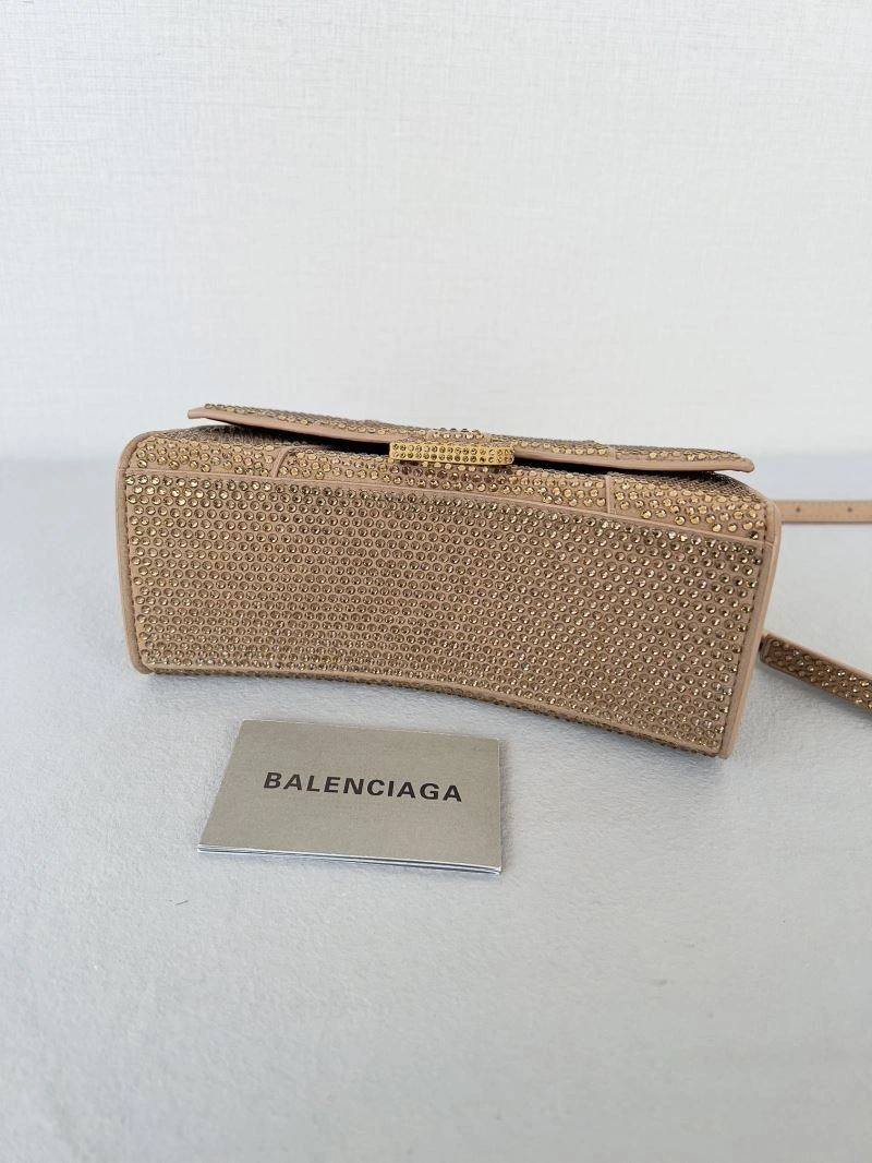 Affordable Balenciaga Sparkling Hourglass Diamond Clutch - Dazzling Elegance 66936