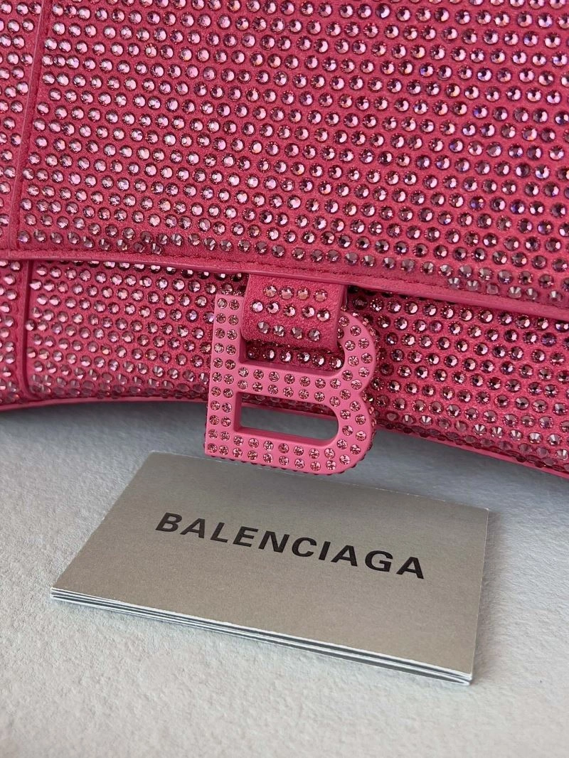 UrbanStyle Balenciaga Sparkling Hourglass Diamond-Studded Handbag 66983