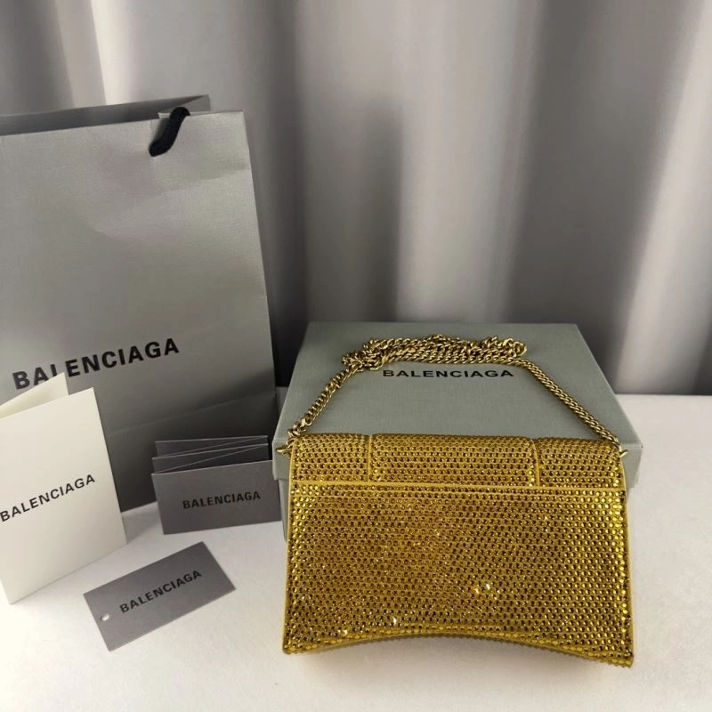 Balenciaga Sparkling Rhinestone Hourglass Chain Bag - Limited Edition OdorResistant 75302