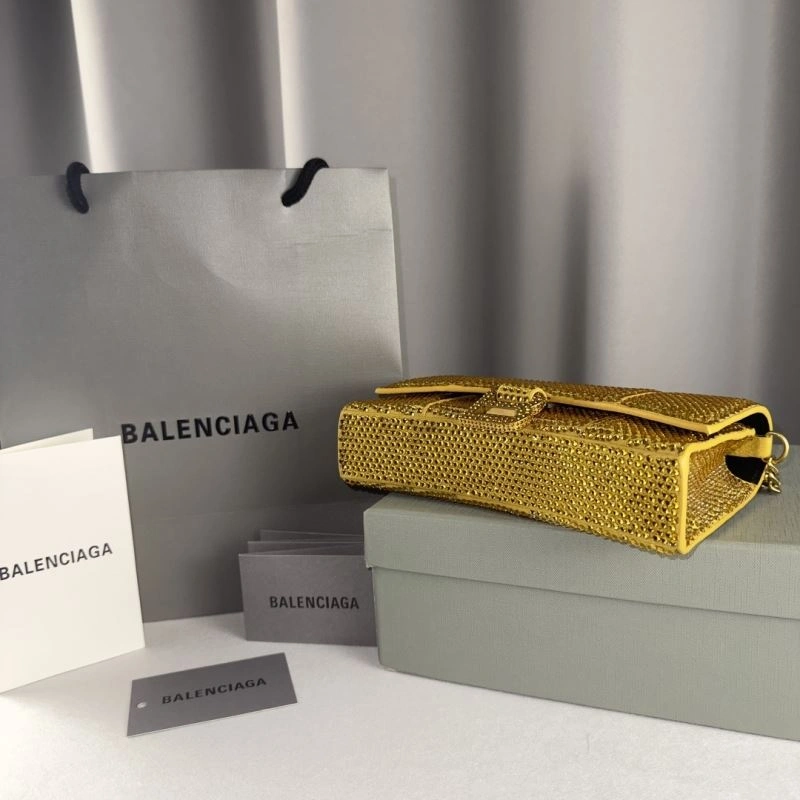 Balenciaga Sparkling Rhinestone Hourglass Chain Bag - Limited Edition OdorResistant 75302
