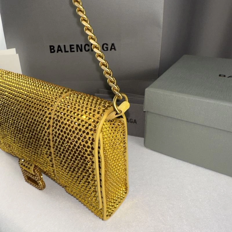 Balenciaga Sparkling Rhinestone Hourglass Chain Bag - Limited Edition OdorResistant 75302