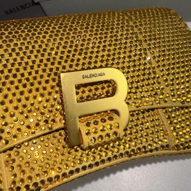 Balenciaga Sparkling Rhinestone Hourglass Chain Bag - Limited Edition OdorResistant 75302