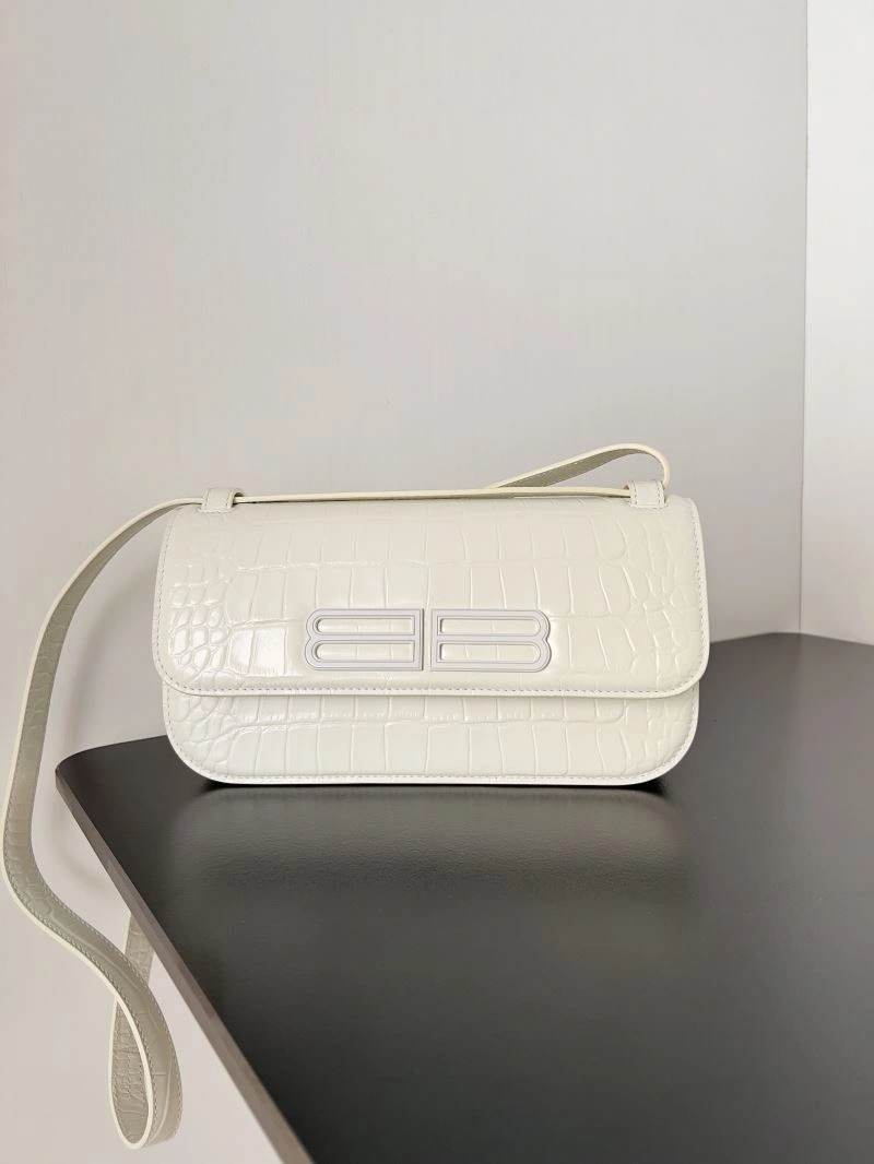 Flexible Balenciaga Spring 2022 Gossip Crossbody Bag in Embossed Leather 78602