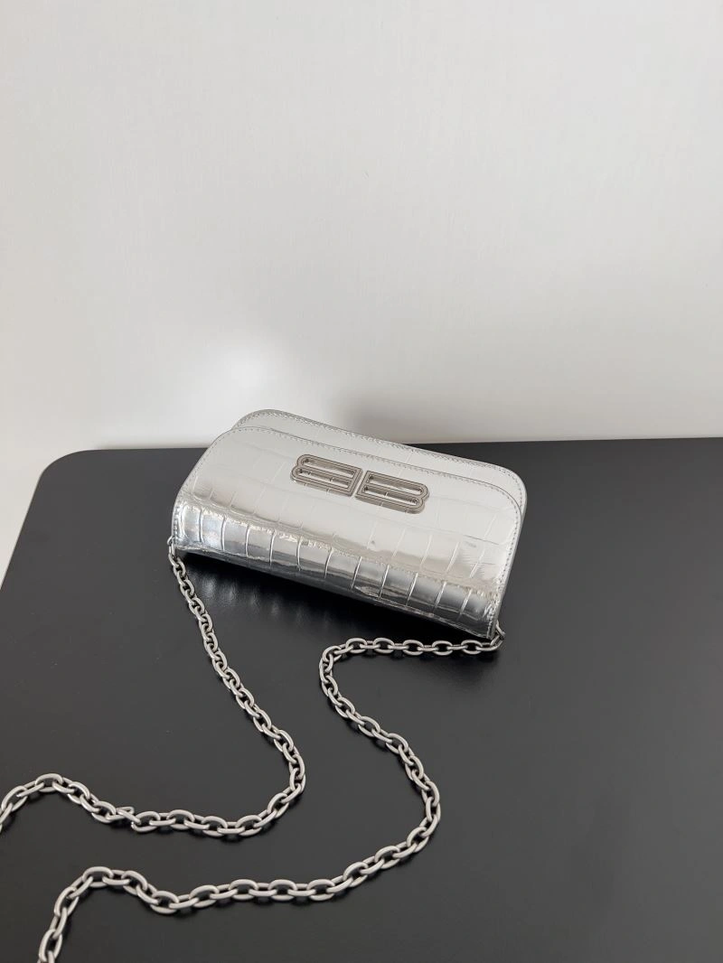Balenciaga Spring 2022 Gossip Crossbody Bag with Double B Logo SunProtective 78620