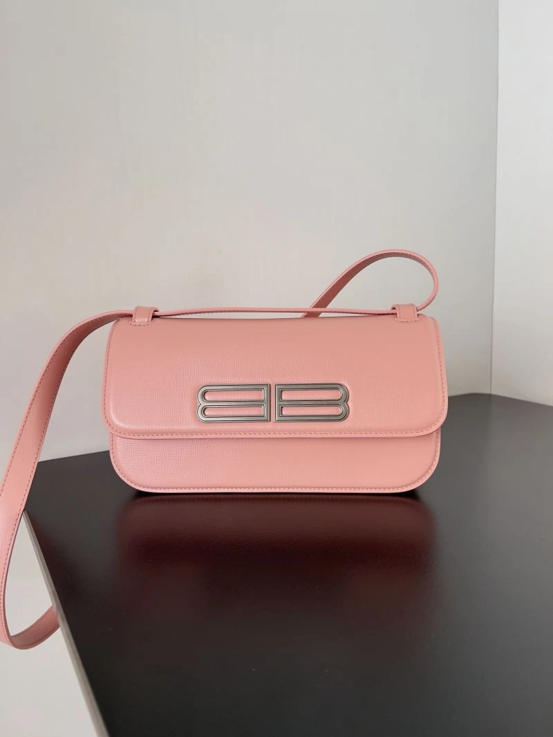 Minimalist Balenciaga Spring 2022 Gossip Embossed Cowhide Crossbody Bag 78595