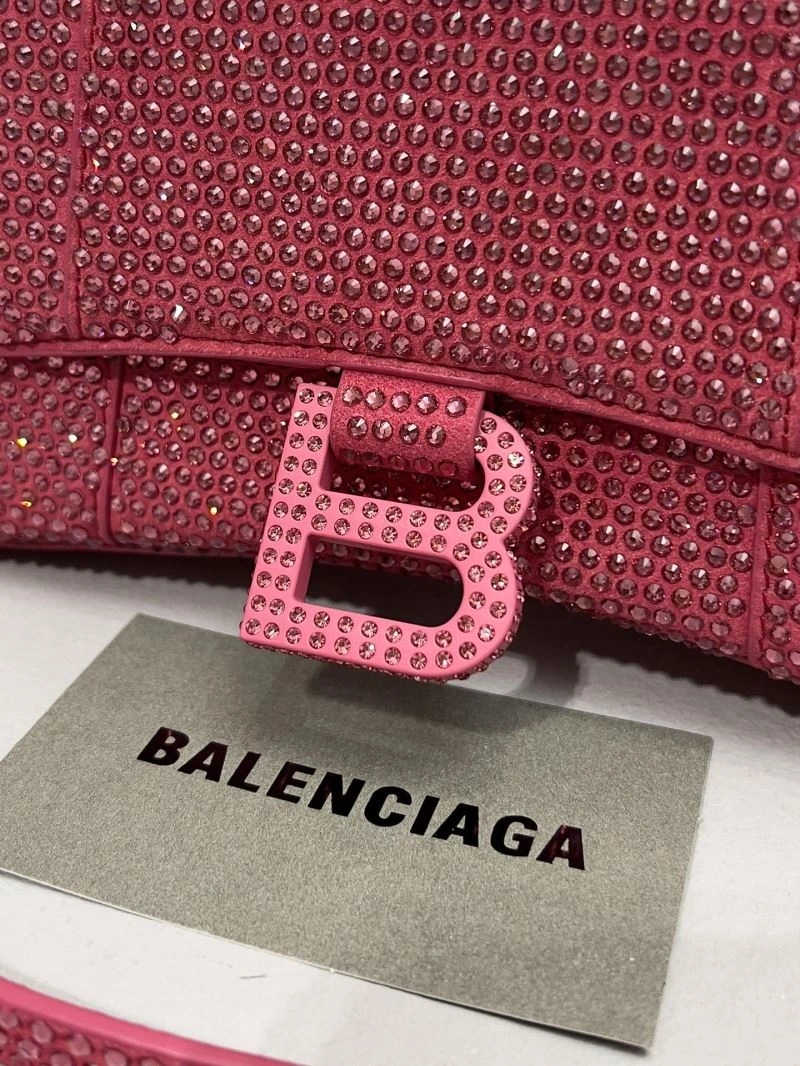 Attractive Balenciaga Starlit Hourglass Diamond Clutch Bag - Dazzling Elegance 66944