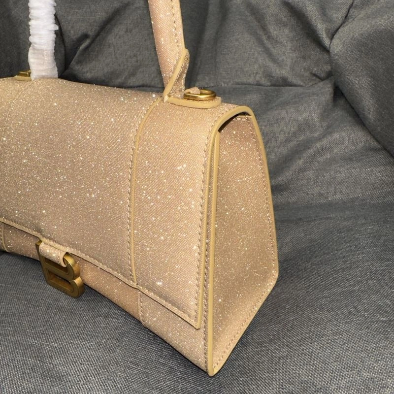 Functional Balenciaga Starry Gold Hourglass Bag -  Semi-Moon Design 70021