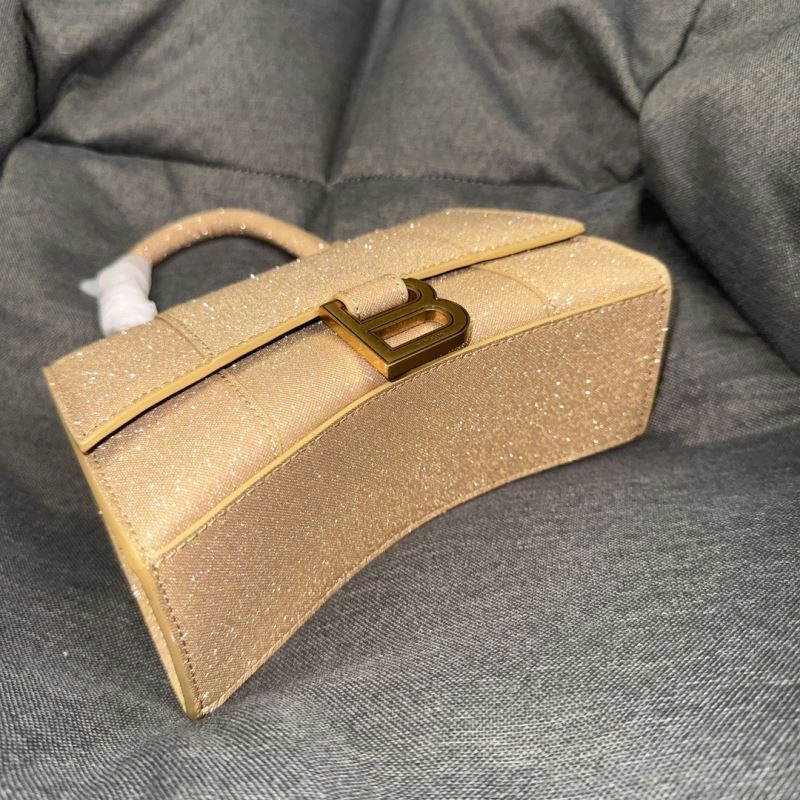 Thermal Balenciaga Starry Gold XS Shiny Hourglass Bag -  Chic 69978