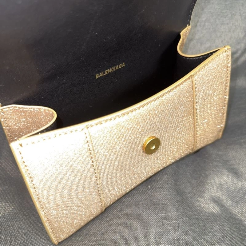 Thermal Balenciaga Starry Gold XS Shiny Hourglass Bag -  Chic 69978