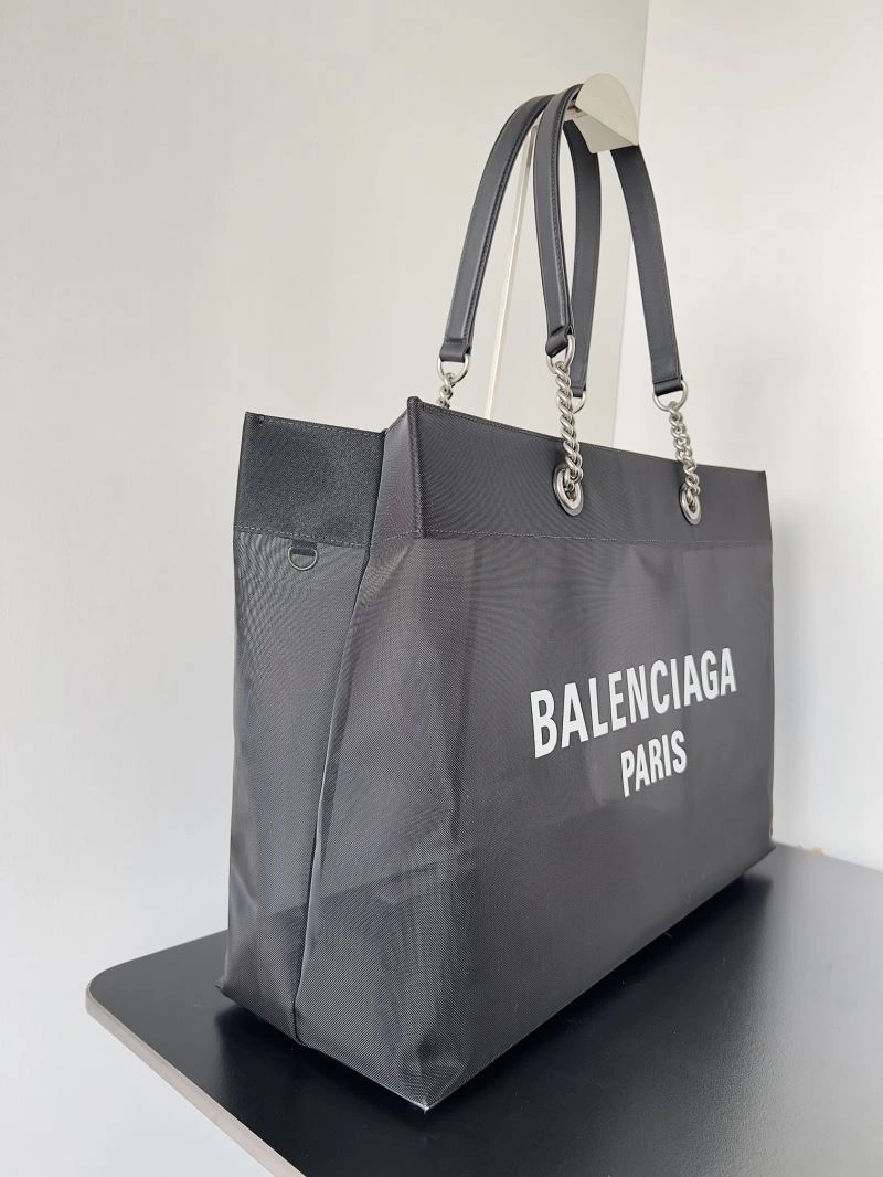Comfortable Balenciaga Summer 23 Duty Free Mesh Tote Bag with  Pouch 78581