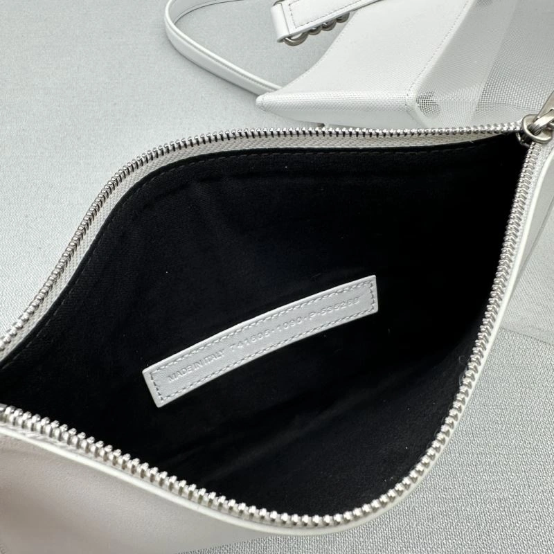Refined Balenciaga Summer 23 Large White Mesh Tote Bag with  Mini Pouch 78589