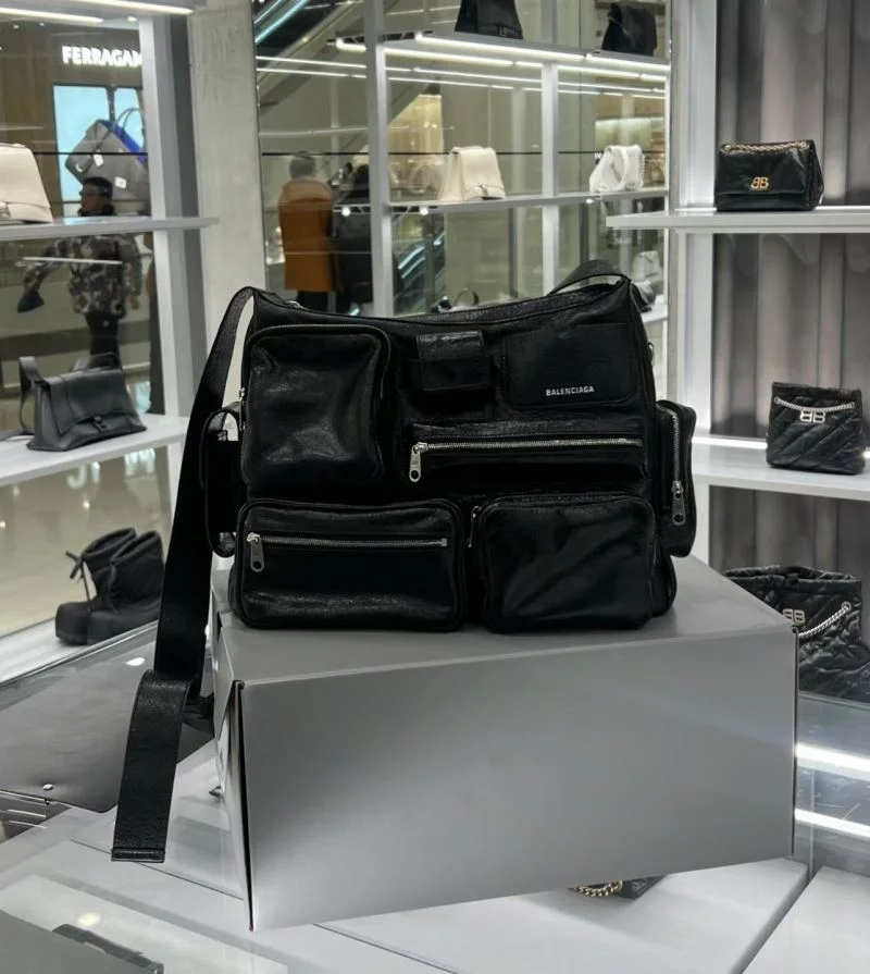 Breathable Balenciaga Superbusy Crossbody Messenger Bag - 38244