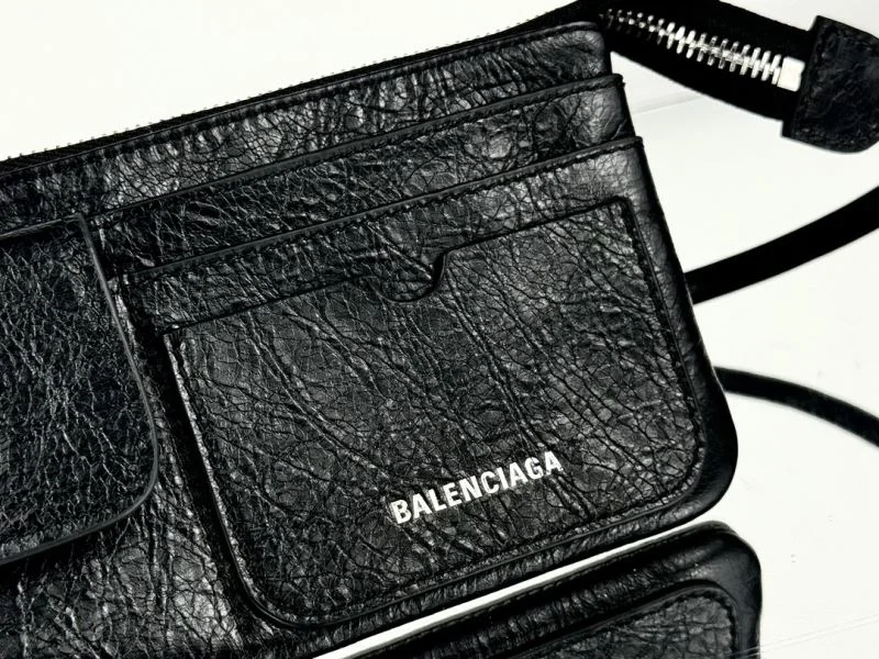 DailyWear Balenciaga Superbusy  Lambskin Shoulder Clutch Bag 38245