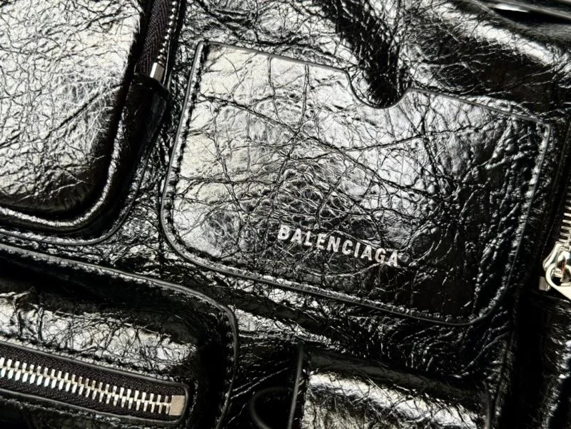 OnTrend Balenciaga Superbusy Vintage Lambskin Motorcycle Tote Bag 38292