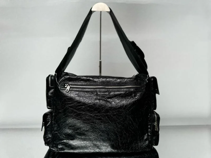 OnTrend Balenciaga Superbusy Vintage Lambskin Motorcycle Tote Bag 38292