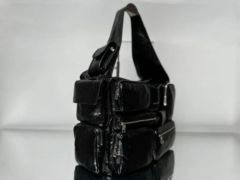OnTrend Balenciaga Superbusy Vintage Lambskin Motorcycle Tote Bag 38292
