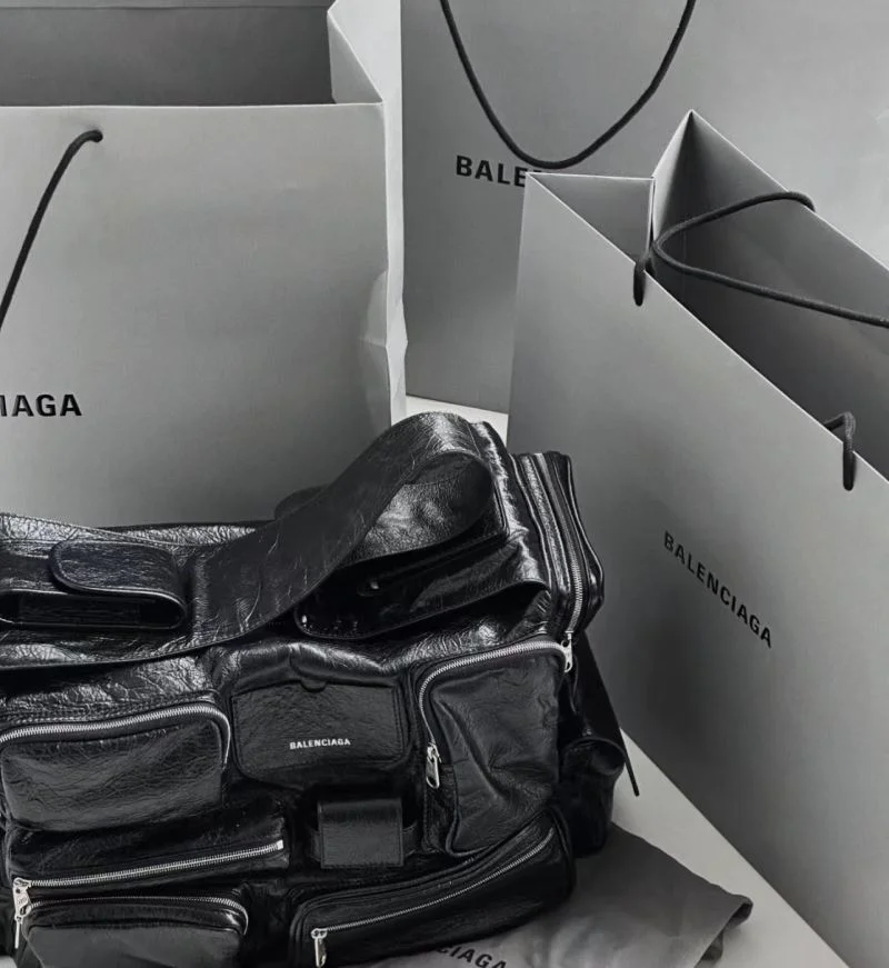OnTrend Balenciaga Superbusy Vintage Lambskin Motorcycle Tote Bag 38292