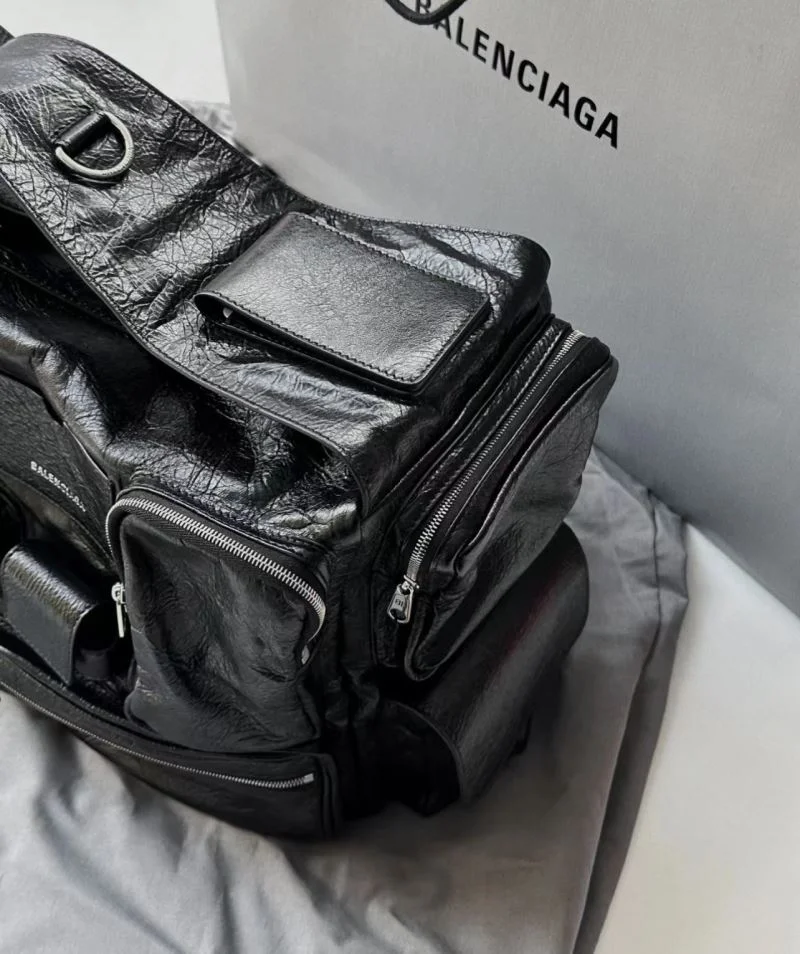OnTrend Balenciaga Superbusy Vintage Lambskin Motorcycle Tote Bag 38292