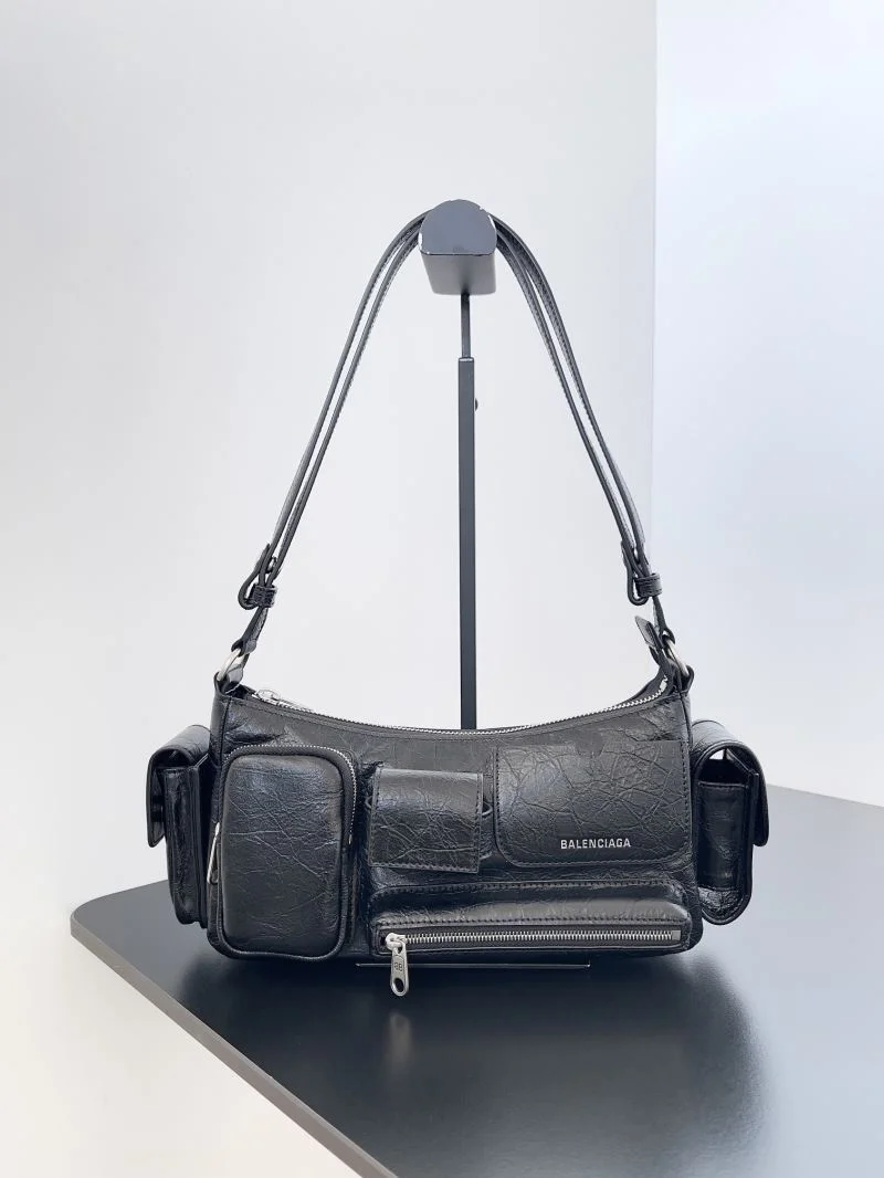 Balenciaga Superbusy Vintage Lambskin Shoulder Bag Chic 38288
