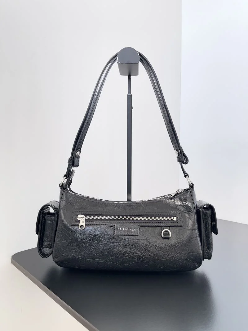Balenciaga Superbusy Vintage Lambskin Shoulder Bag Chic 38288