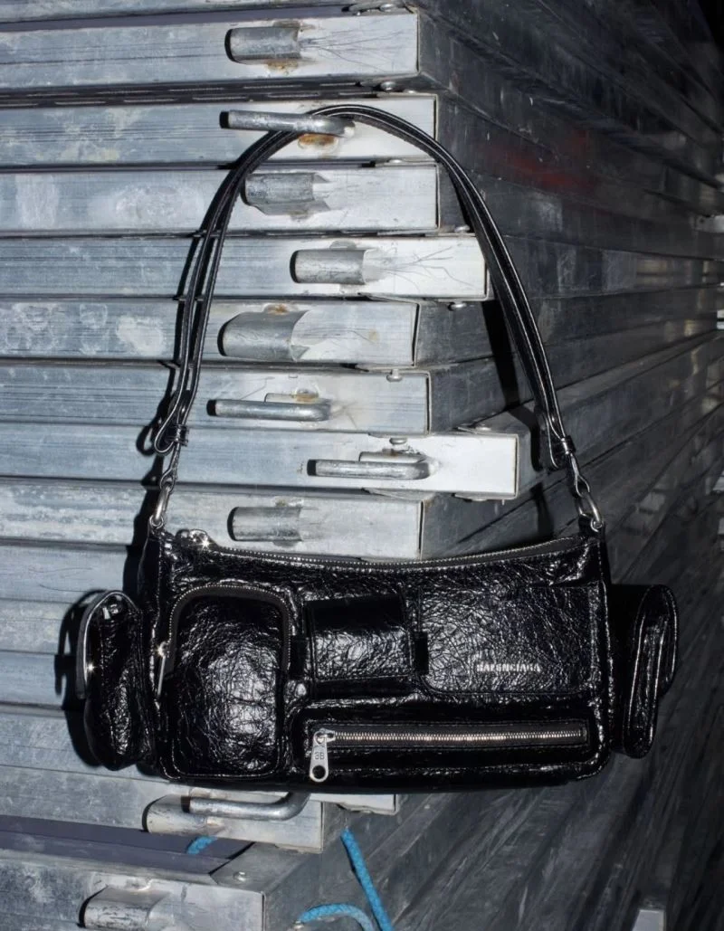 Balenciaga Superbusy Vintage Lambskin Shoulder Bag Chic 38288