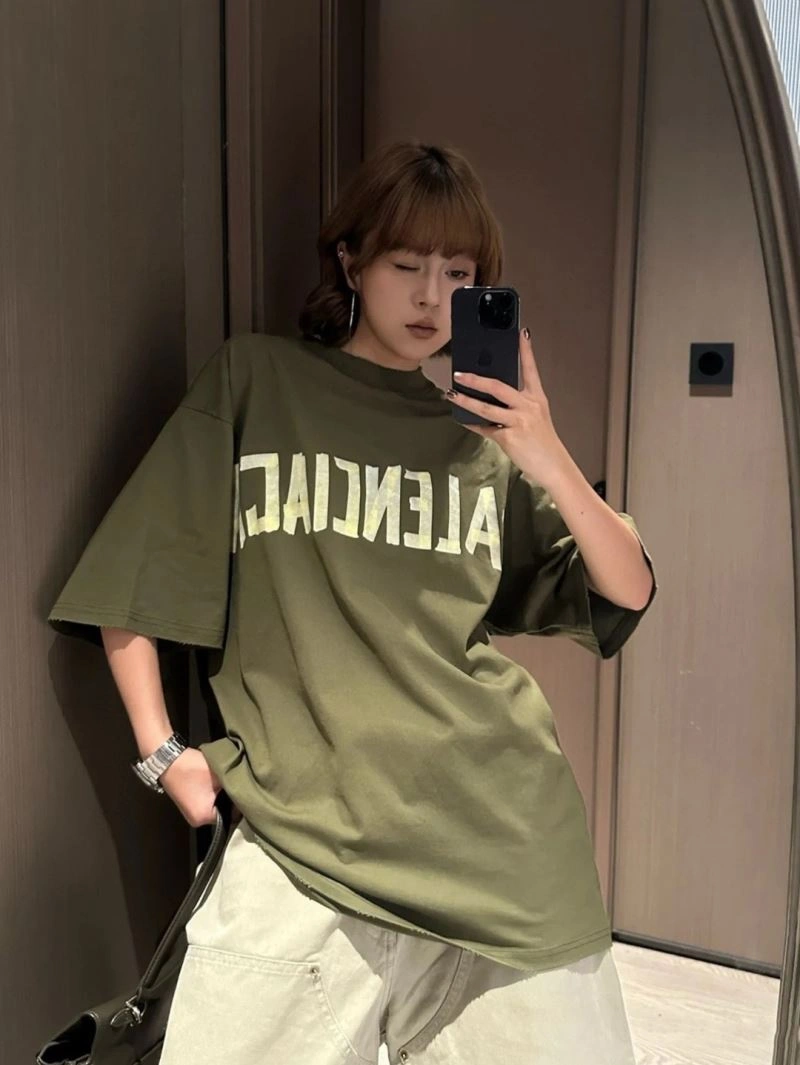 Balenciaga T-Shirts Stretchable 98368